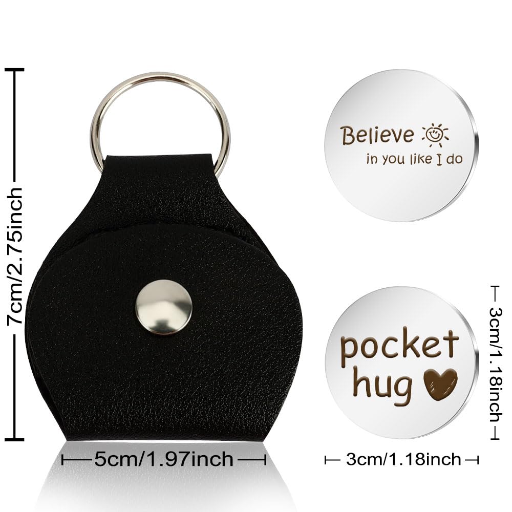 Easter Basket Stuffers Pocket Hug Keepsake - Graduation, Birthday, Christmas Gifts for Him, Her, Boys, Girls - Inspirational Friendship Gifts for Best Friends, Family, and Loved Ones - Perfect for Everyday Carry, Special Occasions, and Thoughtful Surprises