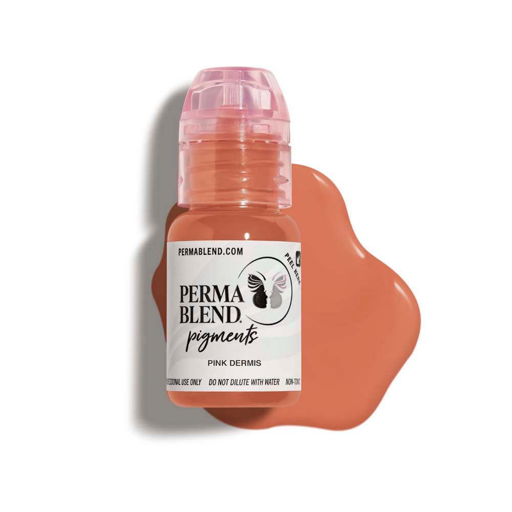 Perma Blend Scar Pink Dermis Pigment - Professional Tattoo Ink for Scar Camouflage & Skin Rejuvenation - Perfect for Covering Scars, Stretch Marks & Skin Imperfections at Home or Salon