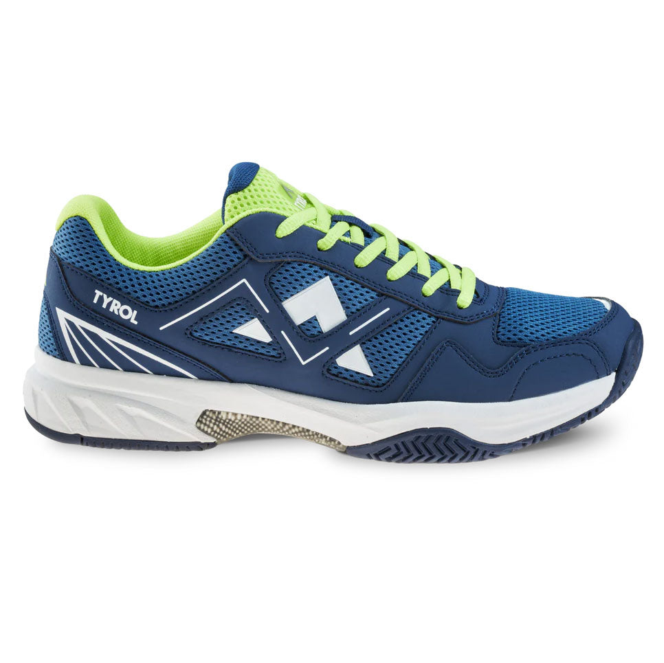 **Tyrol Volley V Men's Pickleball Shoes - Lightweight & Breathable for Court Performance (Navy/Lime Green) - Perfect for Indoor & Outdoor Pickleball Matches**