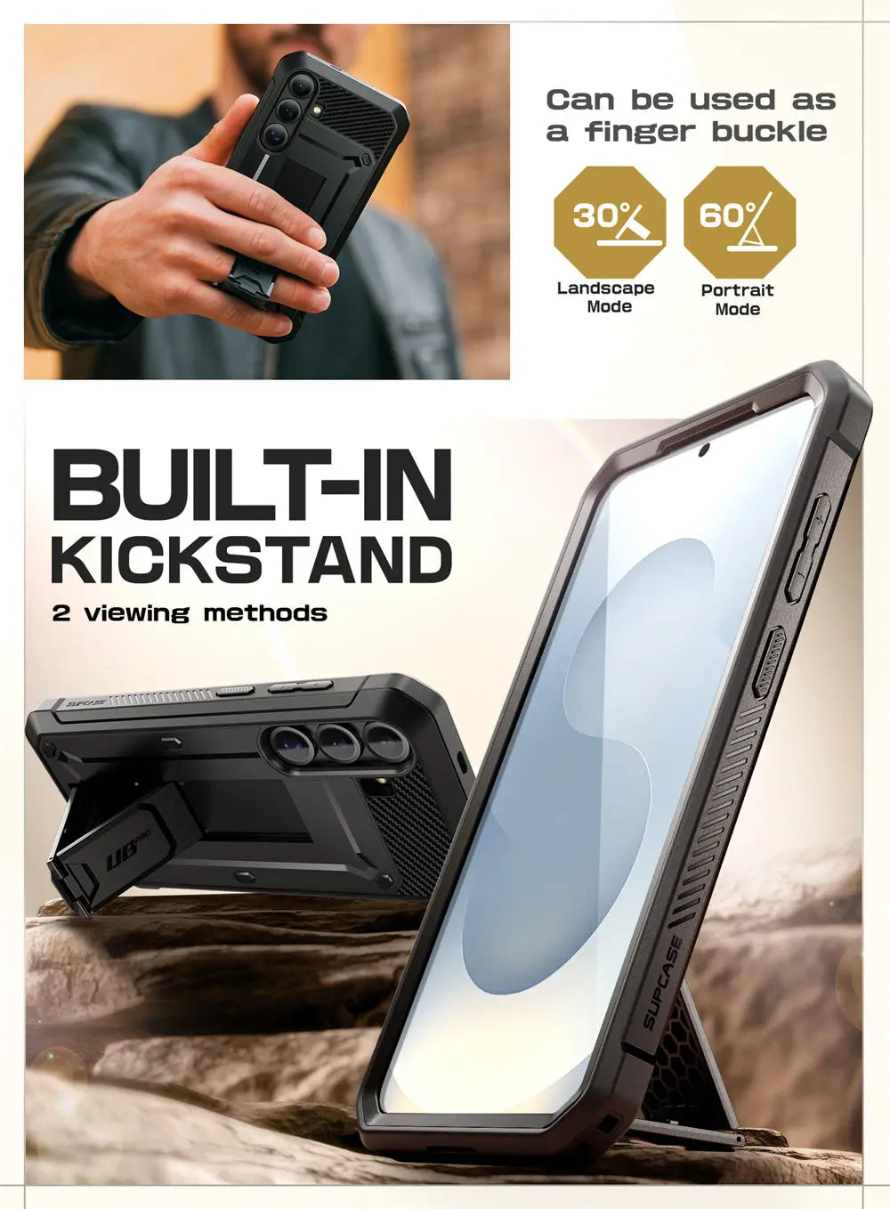 SUPCASE Galaxy S25 Plus UB Pro Military Grade Protective Case - Shockproof, Drop Proof Phone Cover for Outdoor, Work & Daily Use