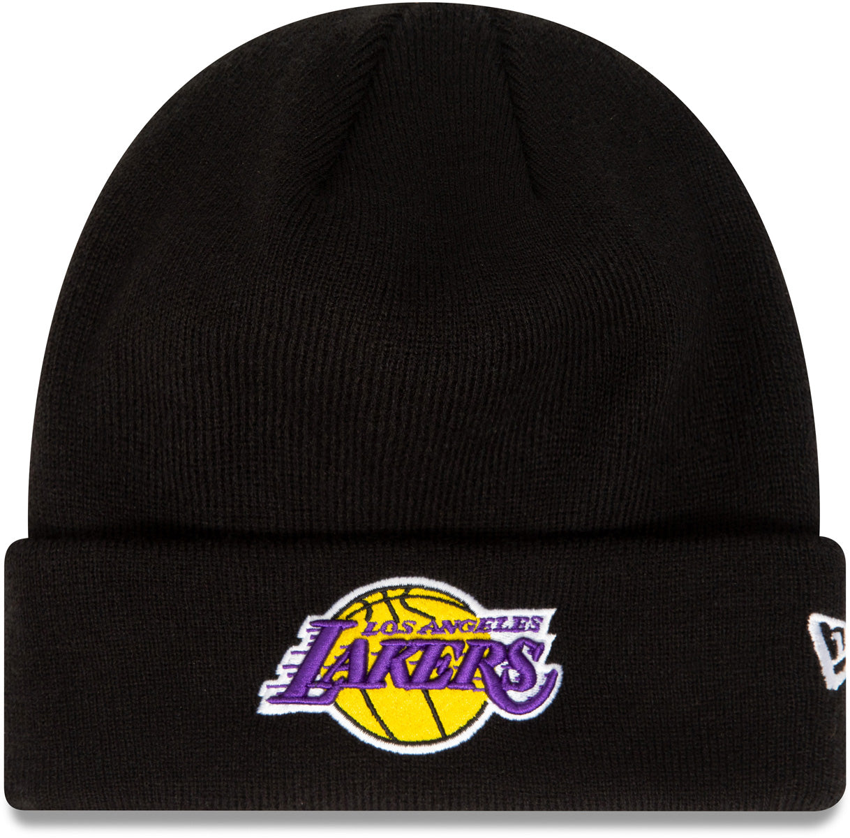 Los Angeles Lakers New Era NBA Essential Cuff Knit Beanie - Official NBA Merchandise for Men & Women - Perfect for Cold Weather, Basketball Games & Streetwear Fashion