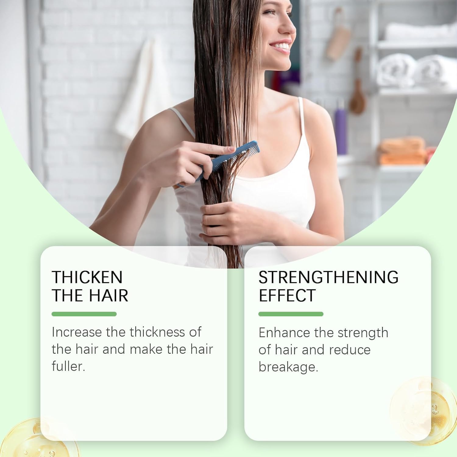 Batana Oil Shampoo for Hair Loss - 300ml Natural Hair Growth Shampoo with Batana Oil (2 Pack) - Strengthens & Nourishes Hair for Men & Women - Perfect for Thinning Hair & Scalp Care