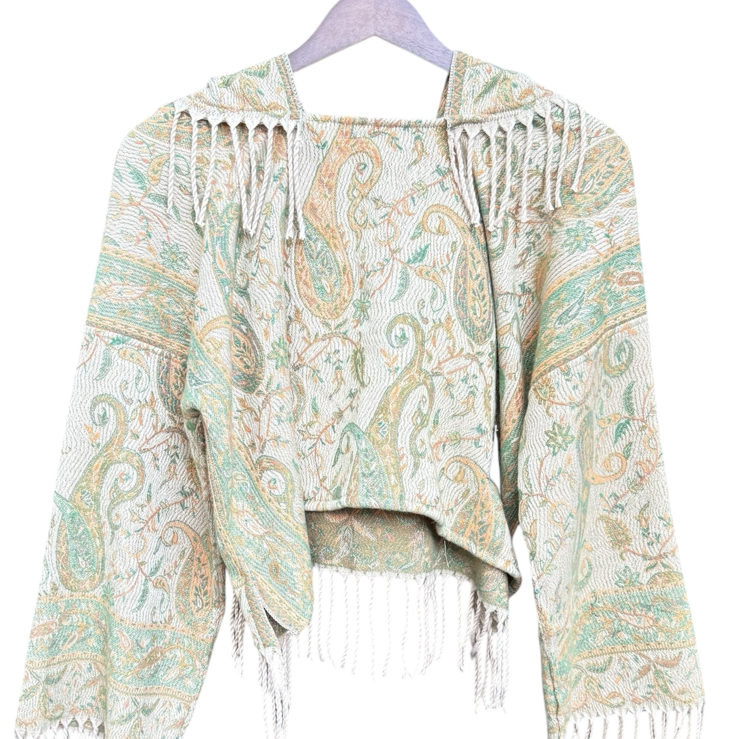 Soft Plush Pashmina Long Sleeve Crop Top - Cozy Winter Fashion for Women | Perfect for Casual Outfits, Layering & Cold Weather Wear
