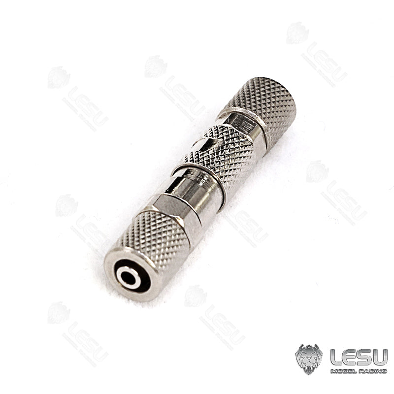 1/14 Scale LESU Metal Tubing Connector for RC Models - Compatible with TAMIYA Dump Trucks, Bulldozers, Excavators & Loaders | DIY Hydraulic System Parts for Construction Vehicle RC Enthusiasts | Perfect for Custom Builds and Scale Model Projects