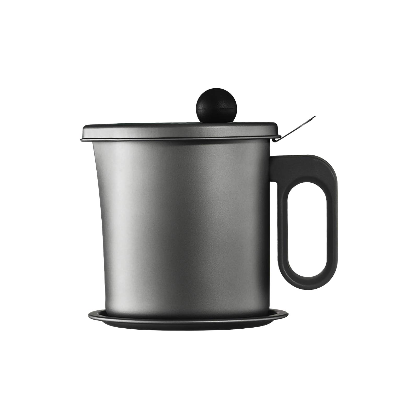 Premium Oil Storage Pot with Strainer - Bacon Grease Container & Cooking Oil Filter - Durable Kitchen Essential for Cooking, Frying & Baking - Perfect for Home Chefs & Restaurants