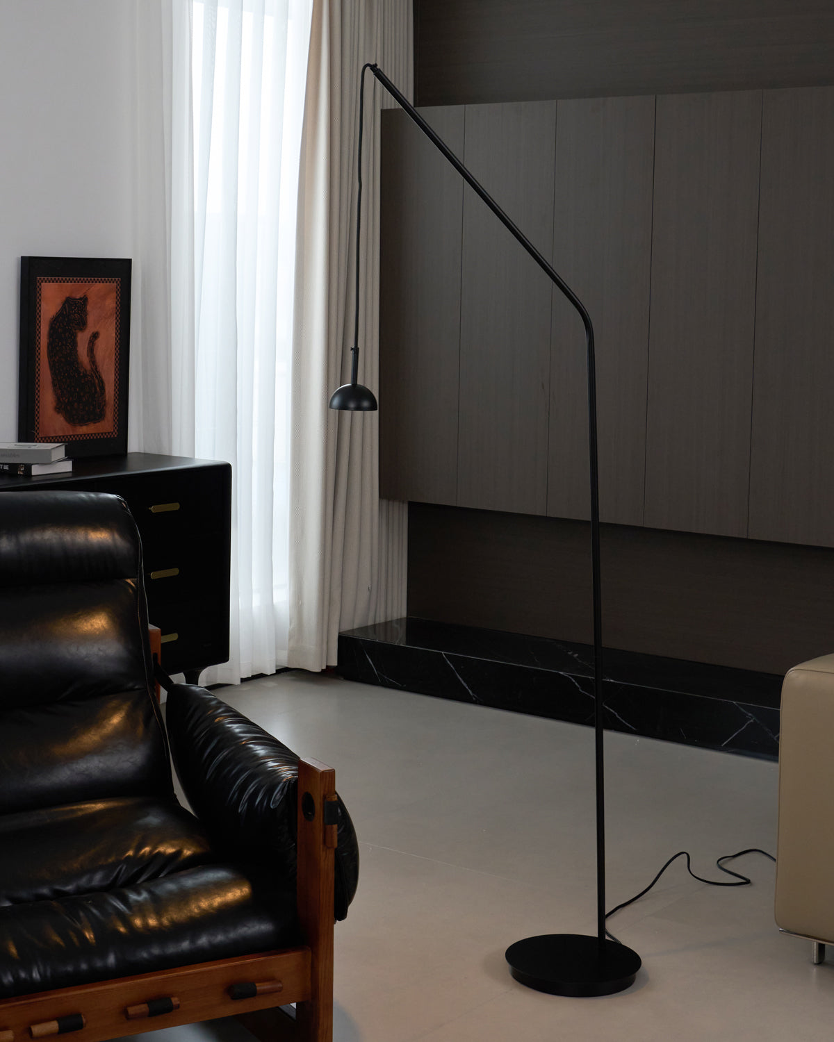 Cupolina Modern Floor Lamp - Adjustable Brightness LED Standing Light for Living Room, Bedroom & Office - Perfect for Reading, Relaxing & Decor
