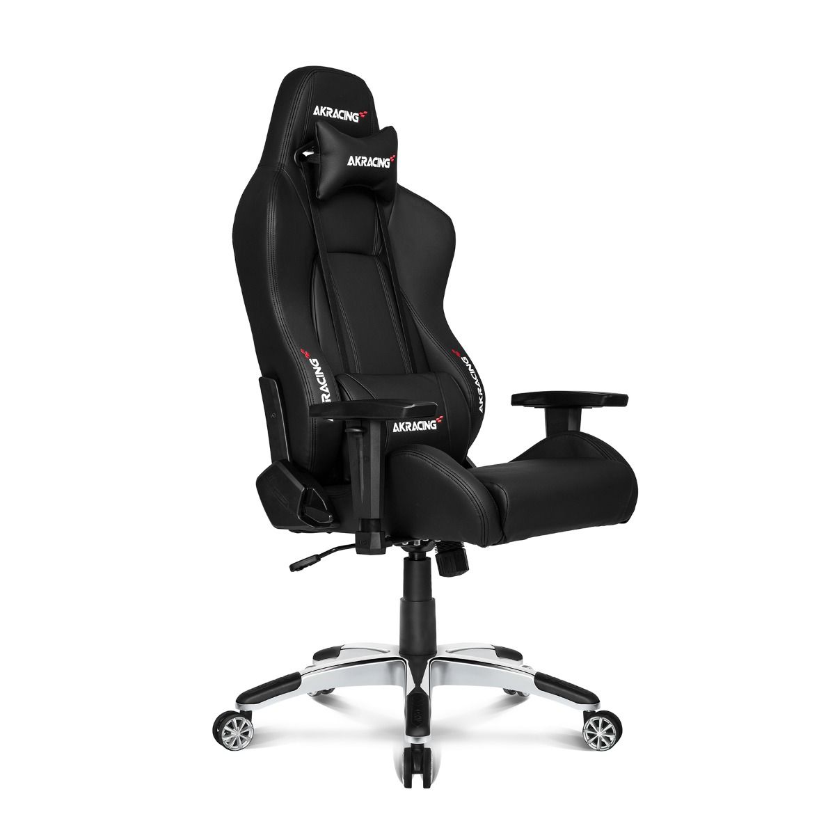 AKRACING Premium V2 Gaming Chair - Ergonomic Office Chair with Adjustable Lumbar Support & Headrest - Black - Perfect for PC Gaming, Home Office & Esports Setup