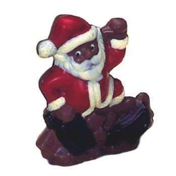 Santa Claus Chocolate Hollow Mold - Christmas Holiday Baking Decorations for DIY Candy, Cookies, and Desserts - Perfect for Holiday Parties, Gifts, and Festive Treats
