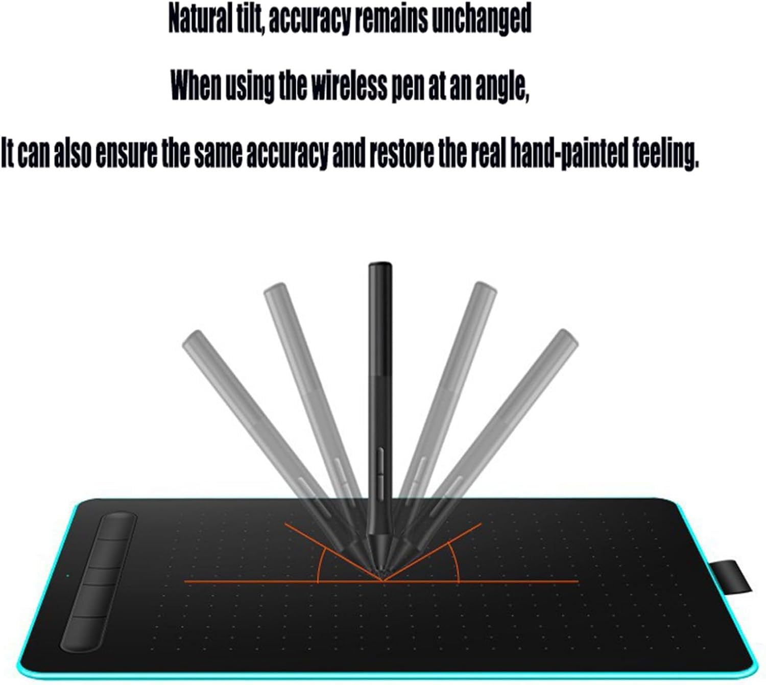 Passive Digital Drawing Tablet for Computer & Phone - Jorge Live Sketch Pad for Design & Art, Blue | Perfect for Graphic Designers, Artists & Online Teaching