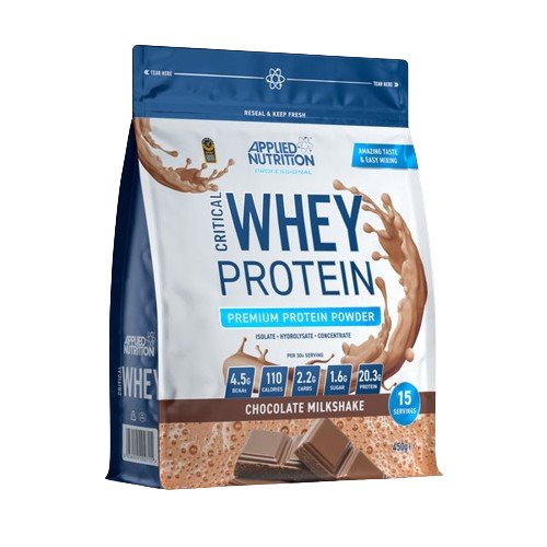 Applied Nutrition Critical Whey Protein Powder - 450g for Muscle Recovery & Growth | Post-Workout & Fitness Supplement