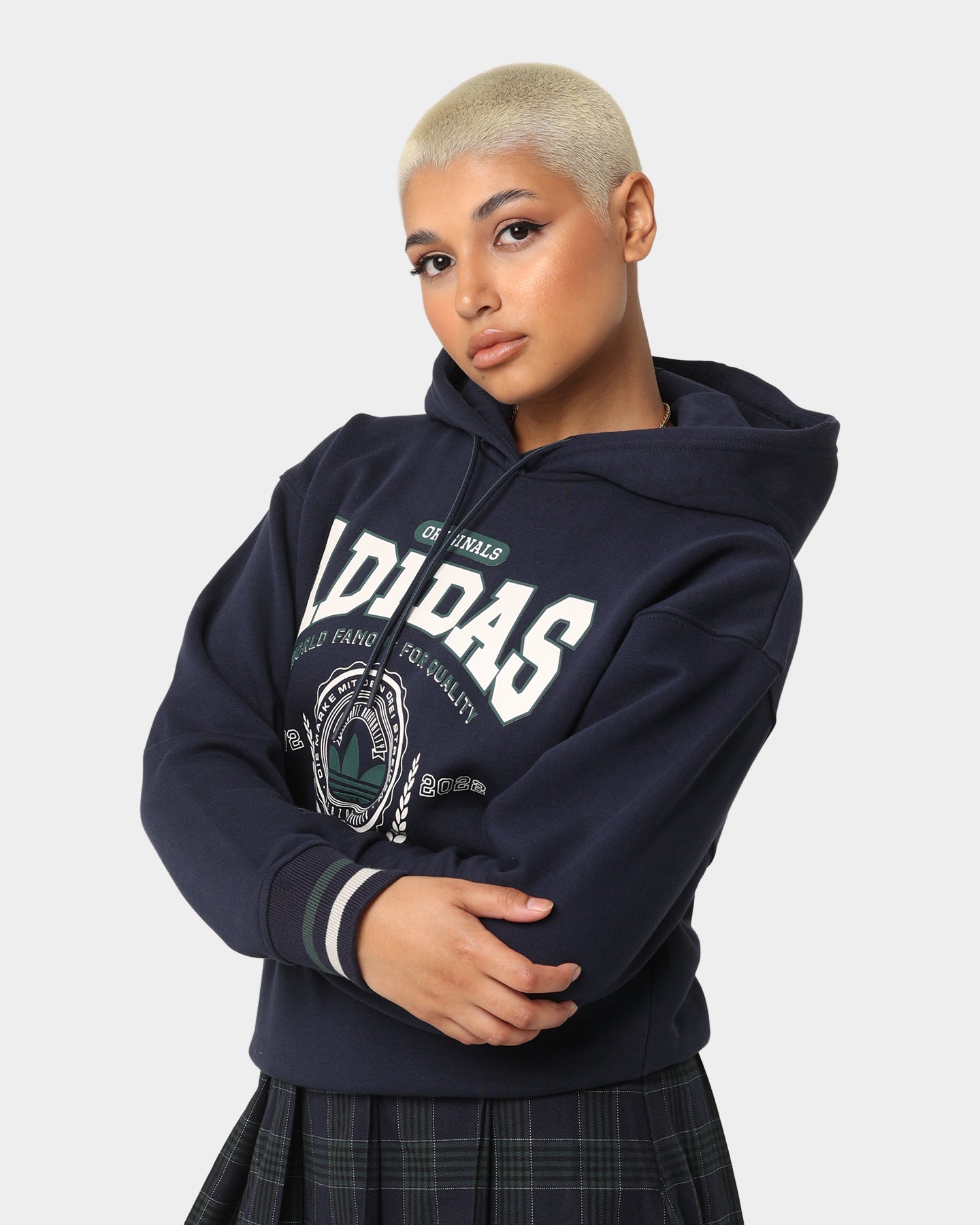 Adidas Women's Anniversary Hoodie - Legend Ink Color | Soft Fleece Pullover Sweatshirt for Casual Wear, Gym & Outdoor Activities