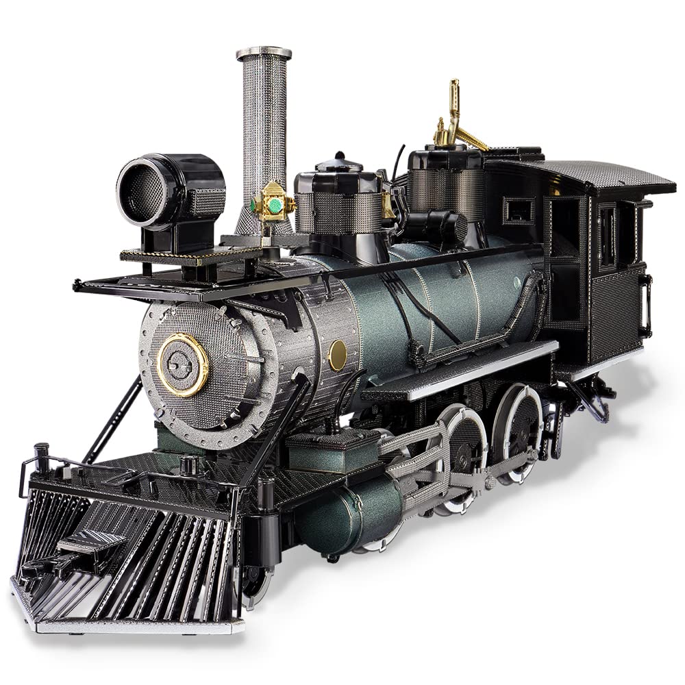 Piececool 3D Metal Puzzle for Adults - Mogul Steam Engine Model Kit | Challenging DIY Building Kit for Hobbyists | Perfect Birthday & Christmas Gift for Engineers & Collectors | Great for Home Decoration, Office Display & STEM Education