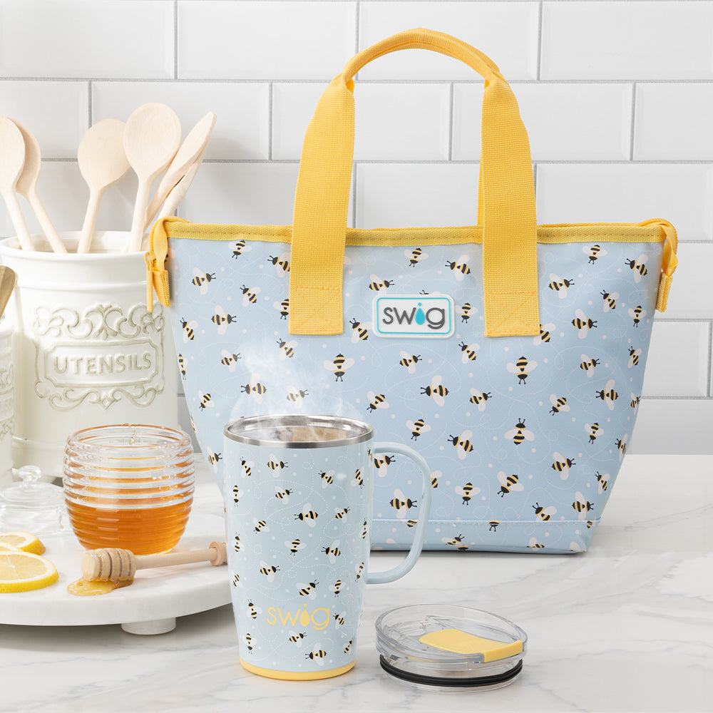 Busy Bee Lunchi Insulated Lunch Bag for Work, School & Picnics - Leakproof & Reusable Lunch Box for Adults & Kids