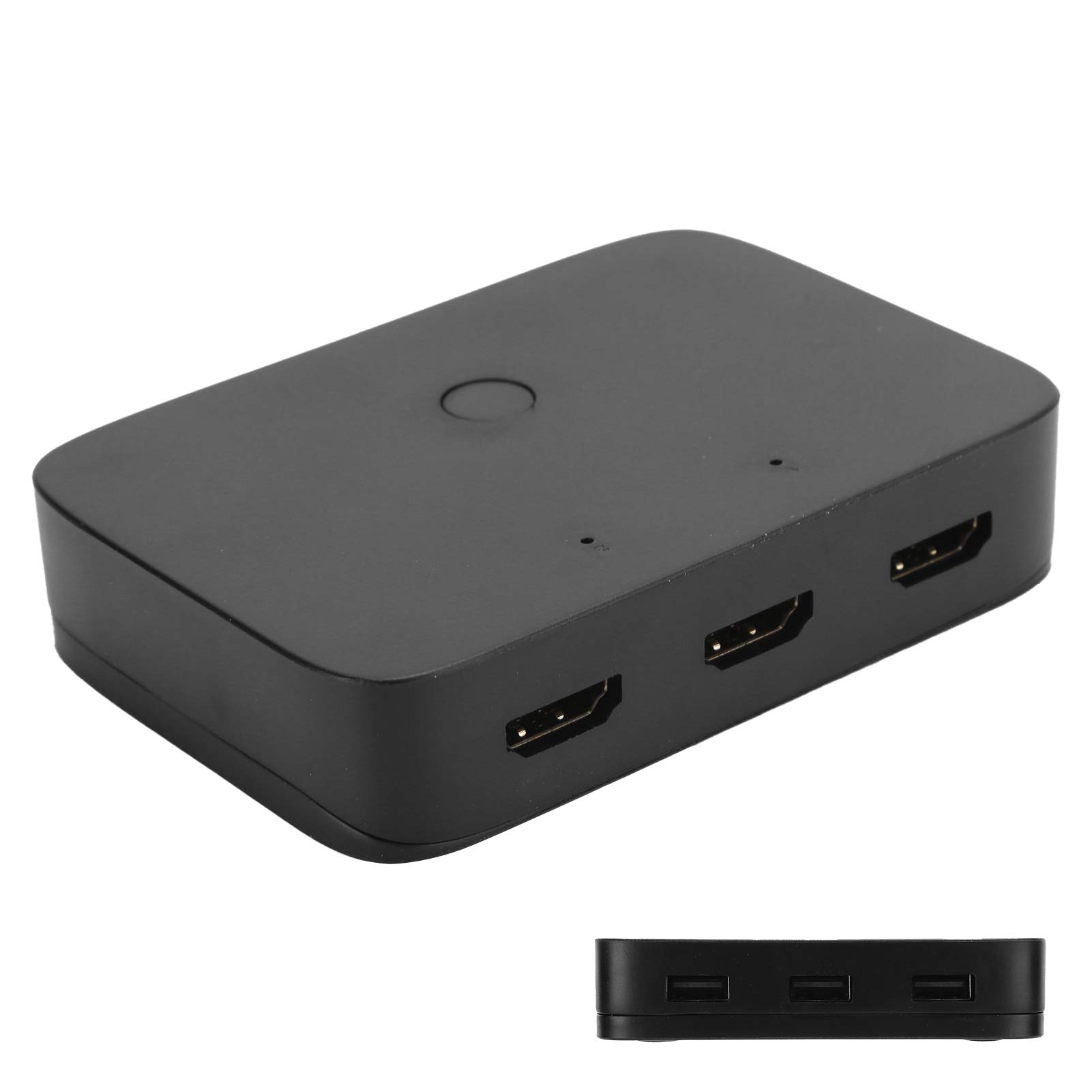 2-in-1 USB KVM Switch for Dual Monitor 4K/30Hz - PC Keyboard Mouse Printer Control - Home & Office Use