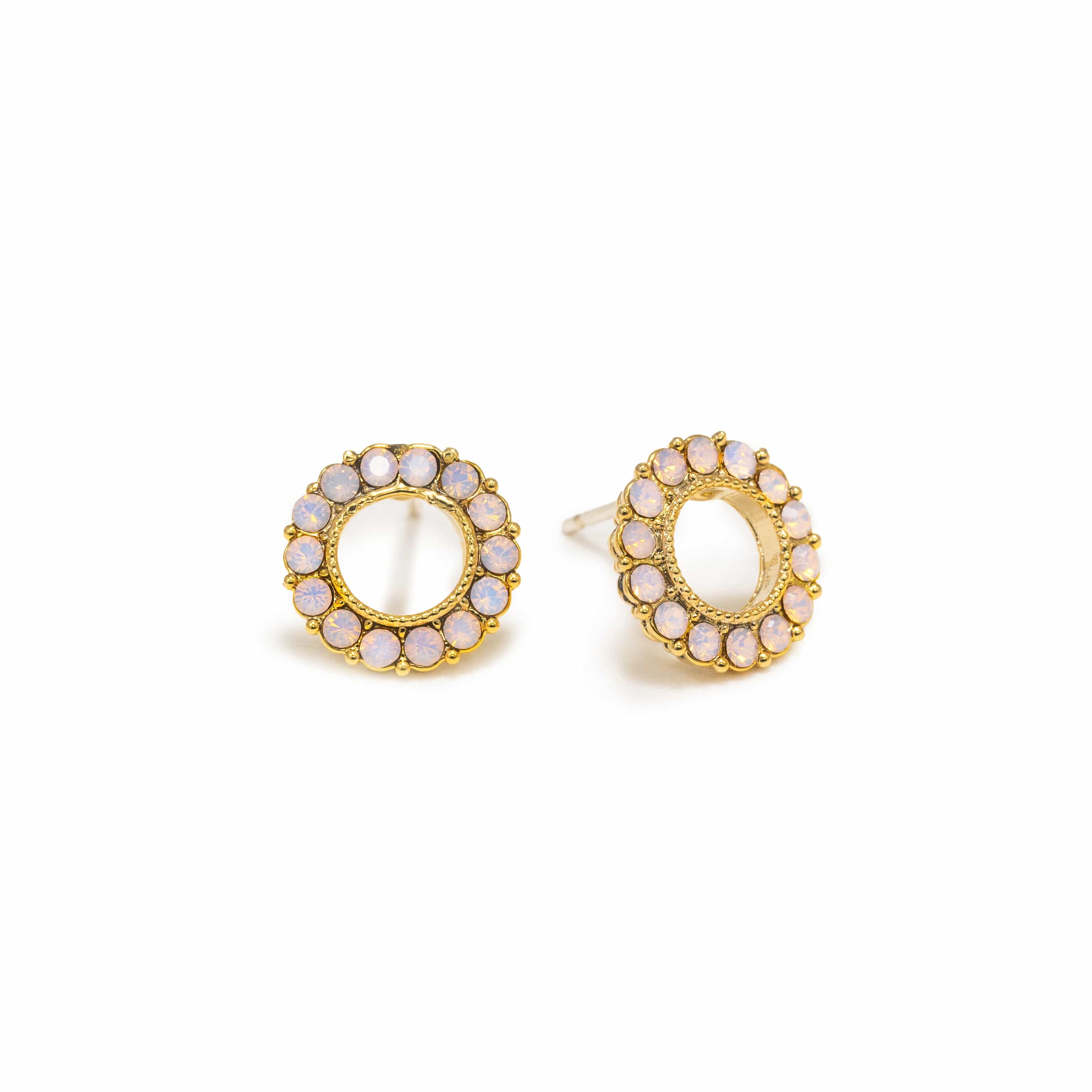 Kismet Stud Earrings for Women - Minimalist Gold Plated Earrings for Everyday Wear - Perfect Gift for Her - Elegant Jewelry for Parties, Work & Special Occasions