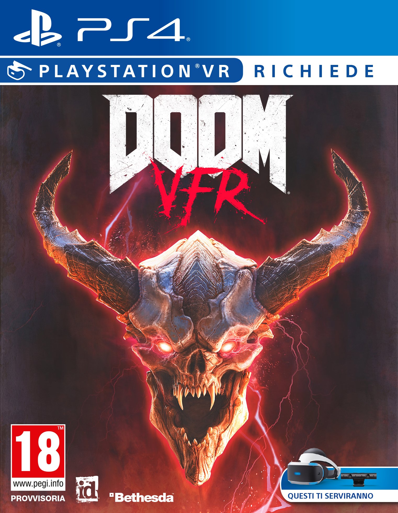 DOOM VFR VR Game for PlayStation 4 - Full Virtual Reality Experience - Compatible with PlayStation VR - Action-Packed First-Person Shooter for Intense Gaming Sessions