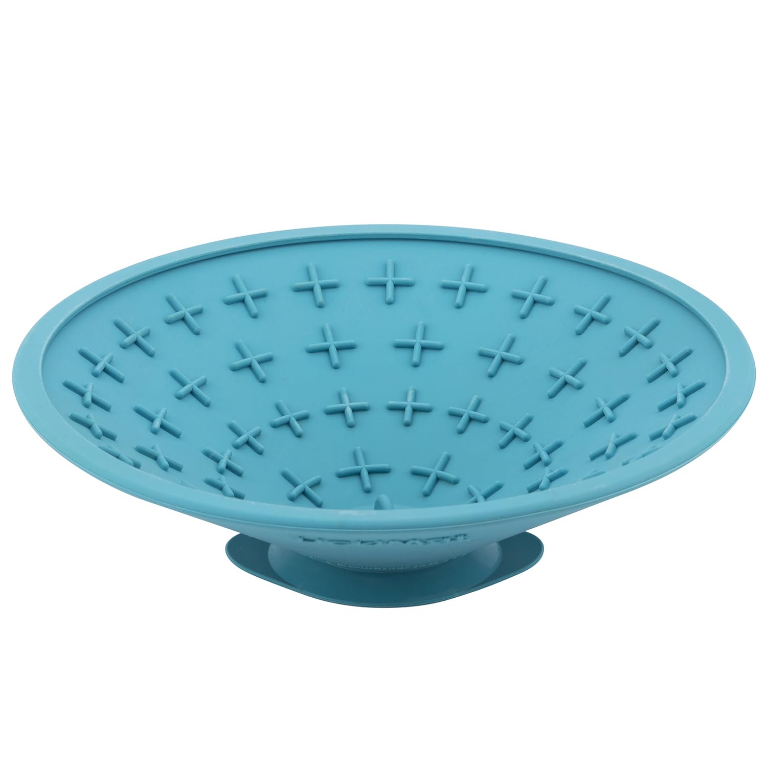 LickiMat Splash - Slow Feeder Dog Bowl & Anxiety Relief Lick Mat for Dogs | Non-Slip Pet Feeding Mat for Food, Treats, Yogurt & Peanut Butter | Fun Interactive Puzzle Toy for Mealtime & Grooming Sessions | Turquoise