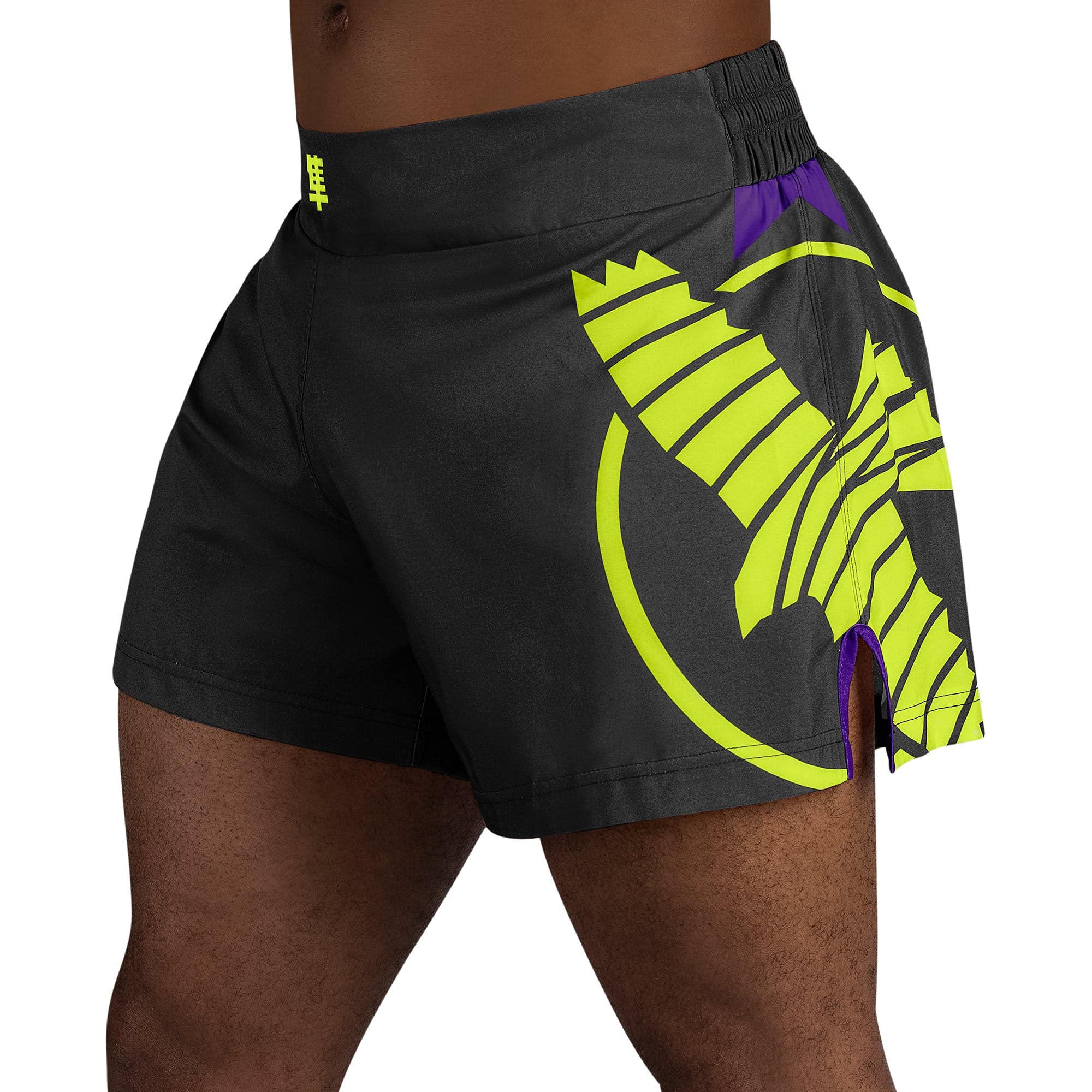 Hayabusa Men's Icon Kickboxing Shorts - Lightweight MMA Training Shorts with Stretch Waistband for Muay Thai, Boxing & Martial Arts | Ideal for Gym Workouts & Combat Sports
