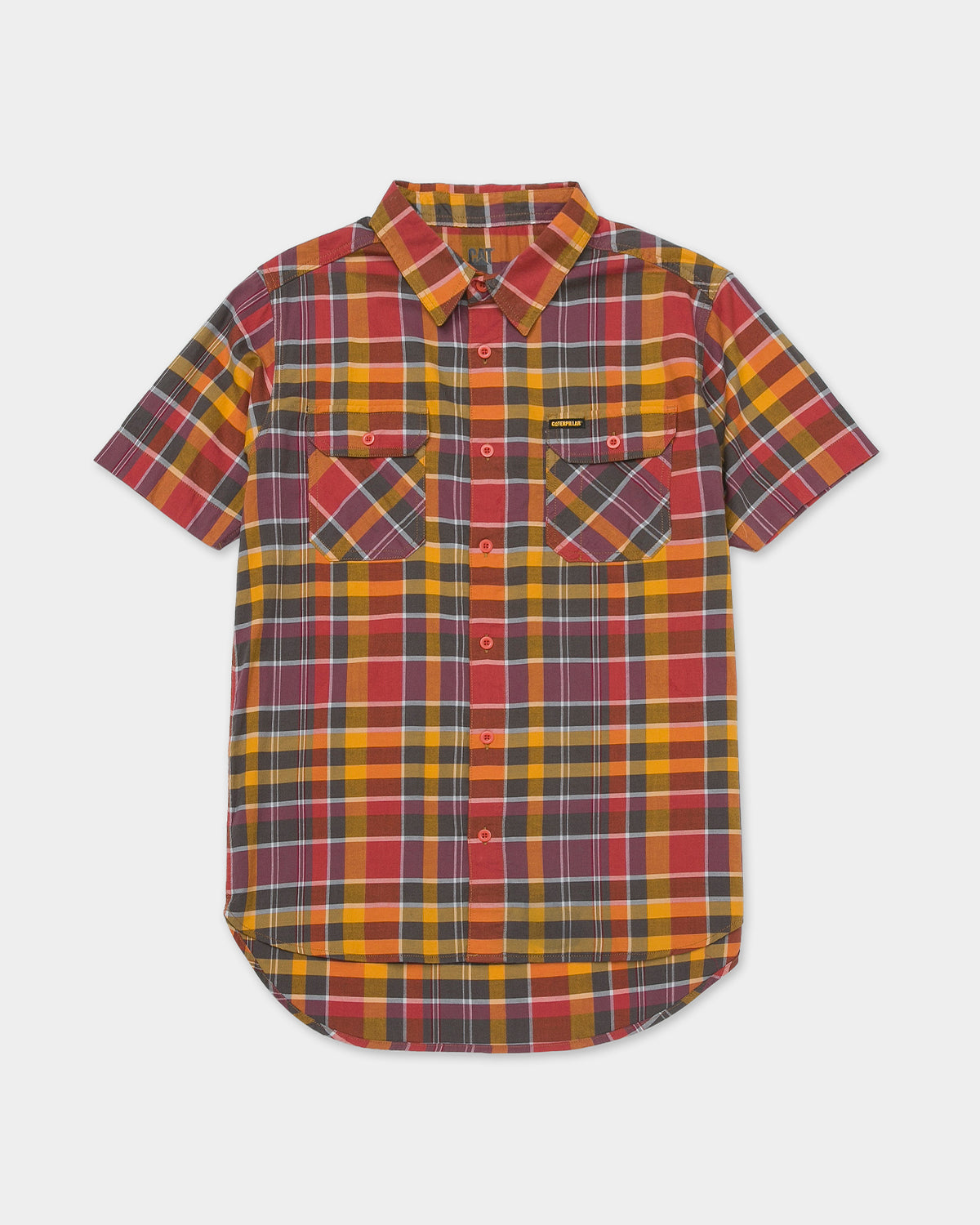 Men's Plaid Work Shirt - Durable Flannel Button Down Shirt for Outdoor Work, Camping & Casual Wear