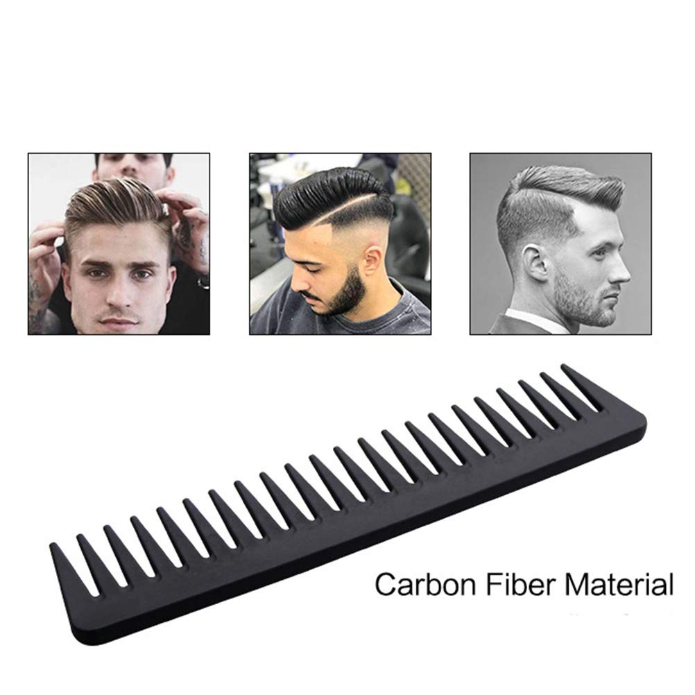 Vintage Hair Comb Set - 3pcs Wide Tooth Styling Comb for Men & Women | Professional Slick Back Hairdressing Comb | Perfect for Salon, Home Styling & Gifts