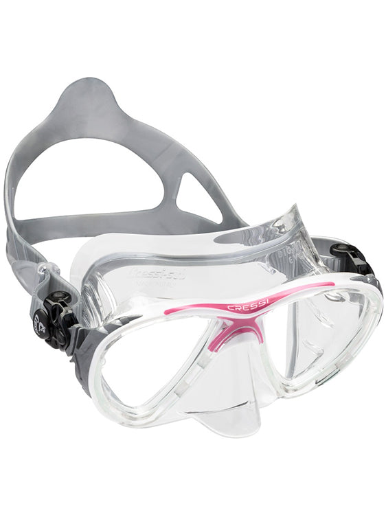Cressi Big Eyes Evolution Scuba Diving Mask - High Visibility Anti-Fog Snorkeling Gear for Underwater Exploration & Swimming