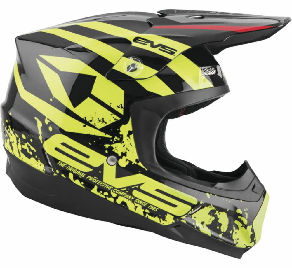 EVS Sports Unisex-Adult T5 Grappler Off Road Full Face Motorcycle Helmet - DOT Certified, Lightweight & Ventilated for Dirt Biking, ATV, MX Racing - Perfect for Trail Riding & Adventure Motorcycling