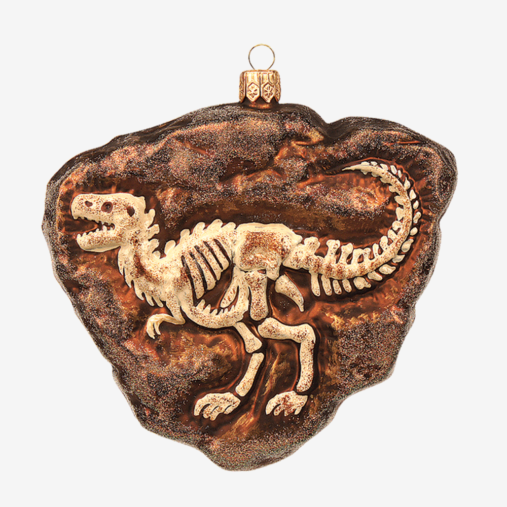 Dinosaur Skeleton Ornament - Realistic Dino Fossil Decor for Home, Office, Halloween & Christmas Decorations | Perfect Gift for Paleontology Lovers & Kids
