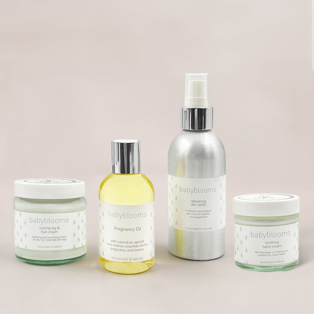 Pregnancy Skincare Survival Set - Organic & Safe Face & Body Care for Expecting Moms - Perfect for Morning Routine & Nighttime Relaxation