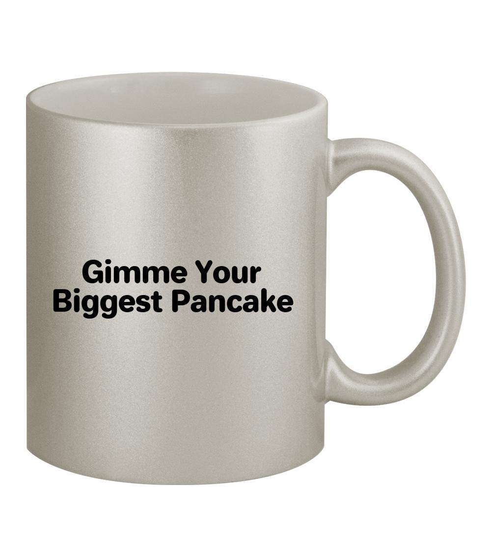 11oz Silver Coffee Mug Cup - Large Insulated Travel Mug for Hot & Cold Drinks - Perfect for Coffee, Tea, Hot Chocolate at Home, Office or Camping