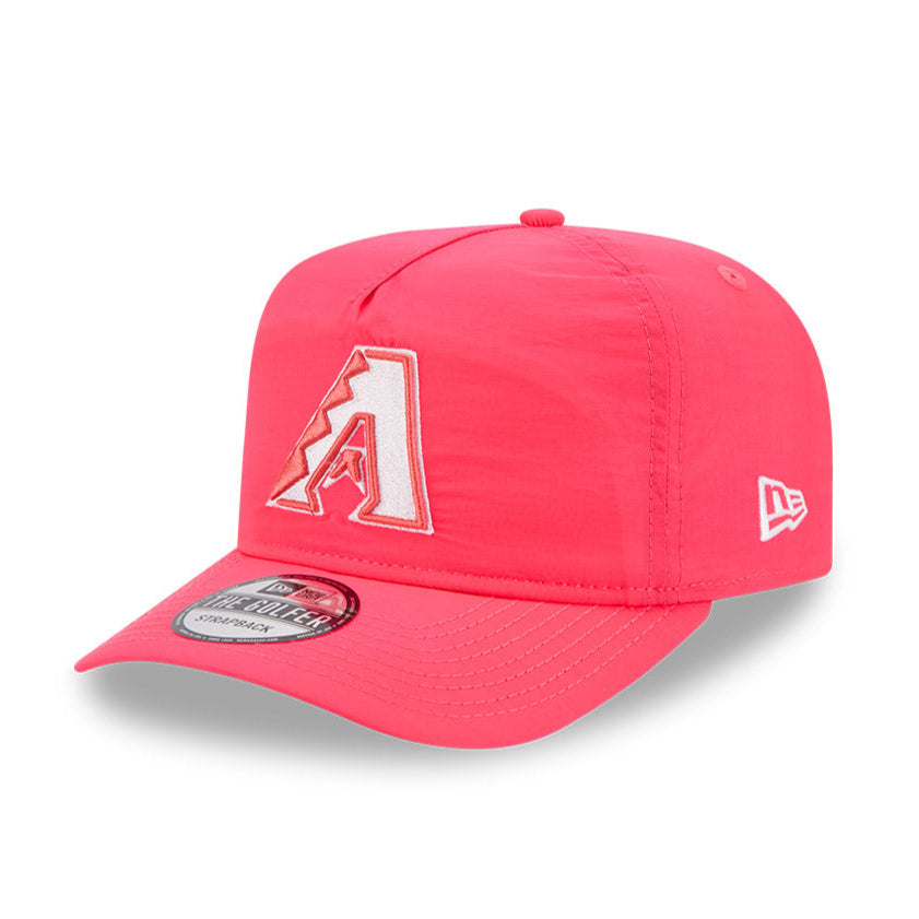 New Era Arizona Diamondbacks Infrared Strapback Hat - Lightweight Nylon Golf & Everyday Cap for Men & Women - Perfect for Sports, Outdoor Activities & Casual Wear