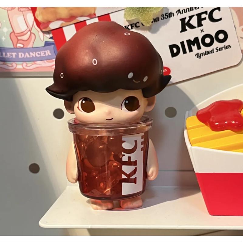 DIMOO Pop Mart KFC 35th Anniversary BUCKET Series Just Cola Collectible Figure - Limited Edition Fast Food Toy for Display & Gifts