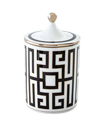 Richard Ginori 1735 Labirinto Black Scented Candle - Luxury Home Fragrance for Living Room, Bedroom & Bathroom Decor