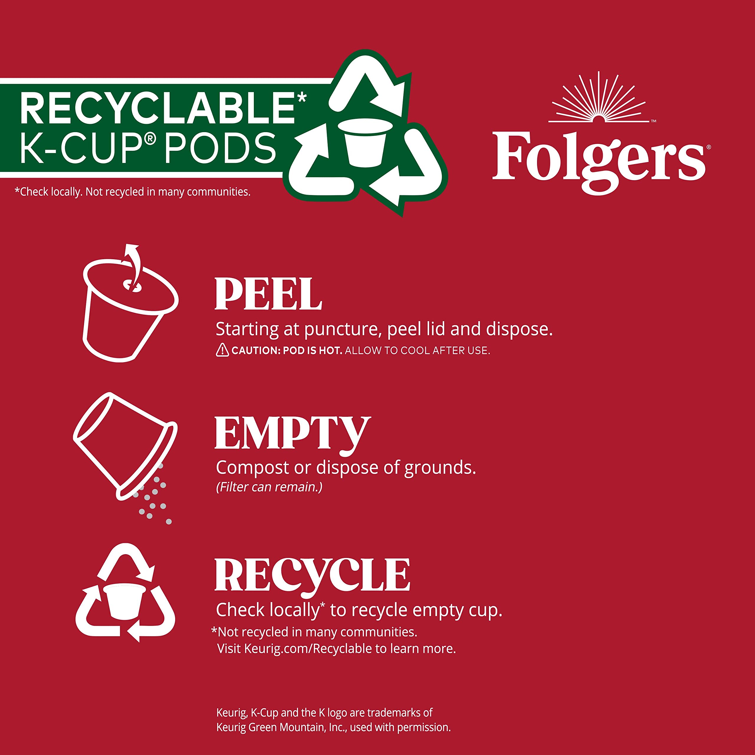 Folgers Black Silk Dark Roast Coffee K-Cup Pods (192 Count) - Bold & Smooth Flavor for Keurig Brewers - Perfect for Home, Office & Morning Energy Boost