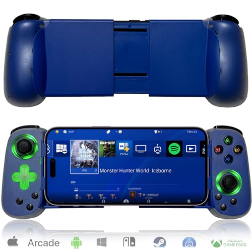 Blue with Green Light