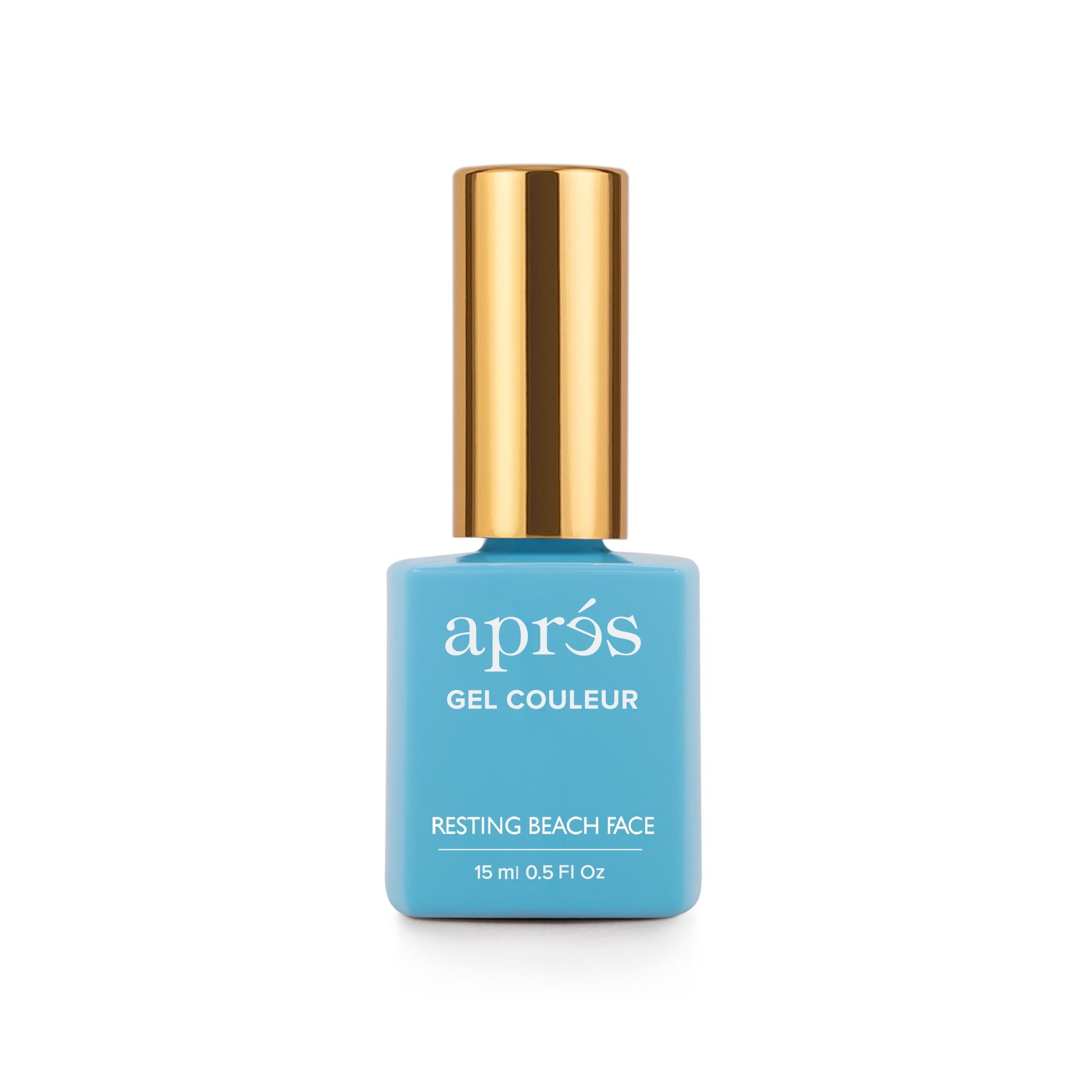 Apres Gel-X Nail Polish - Resting Beach Face - Long Lasting Gel Nail Color for Manicures & Pedicures | Perfect for Summer Vacations, Beach Trips & Nail Salon Visits