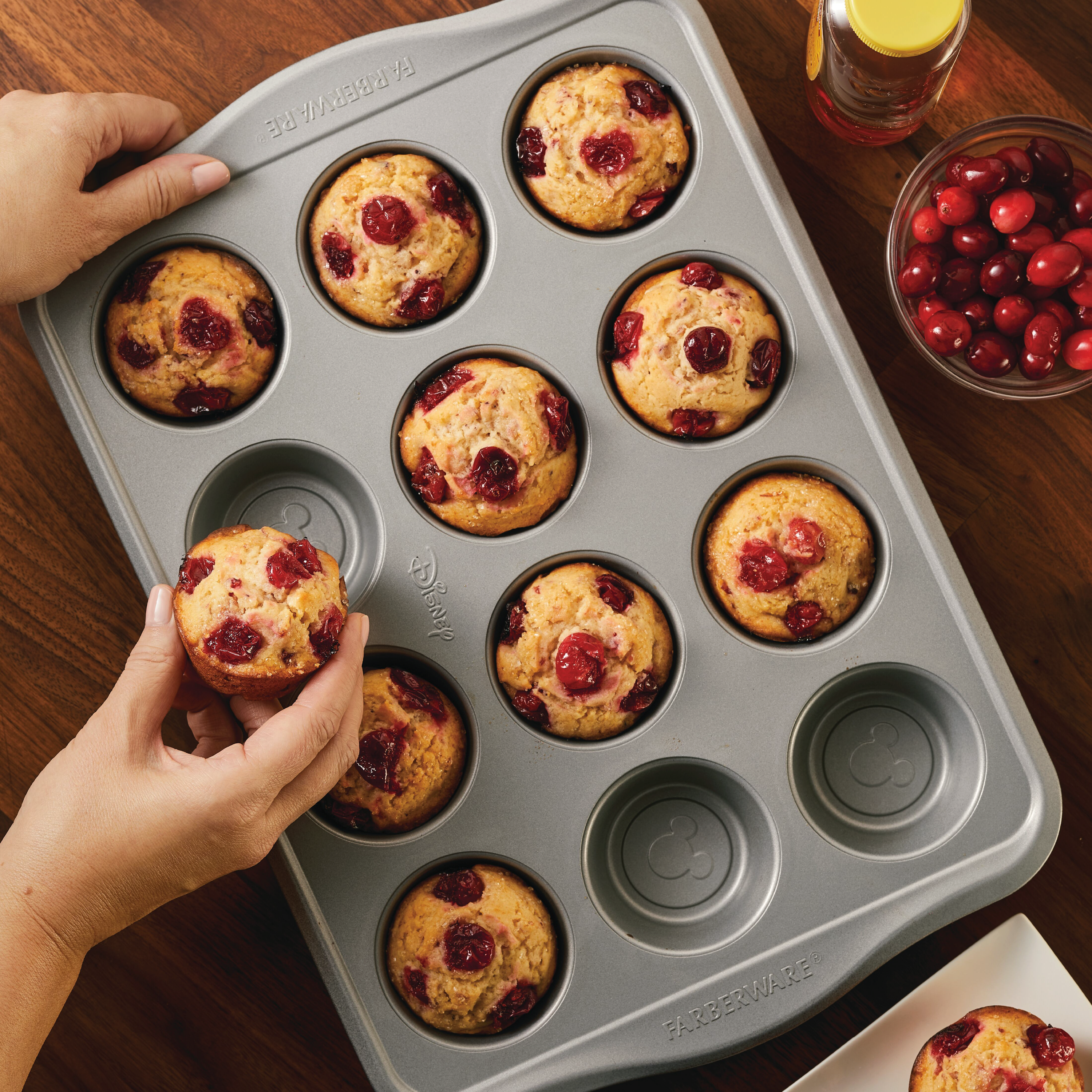 12-Cup Nonstick Muffin Pan - Heavy Duty Baking Sheet for Cupcakes, Muffins & More - Perfect for Home Baking, Parties & Holiday Treats