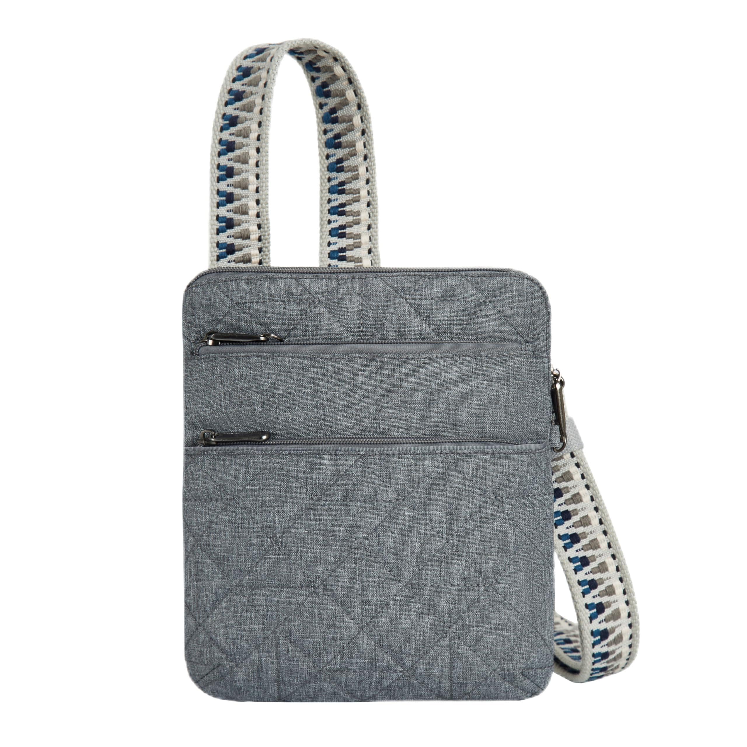Travelon Anti-Theft Boho Slim Crossbody Bag for Women - Stylish & Secure Purse for Travel, Commuting & Everyday Use