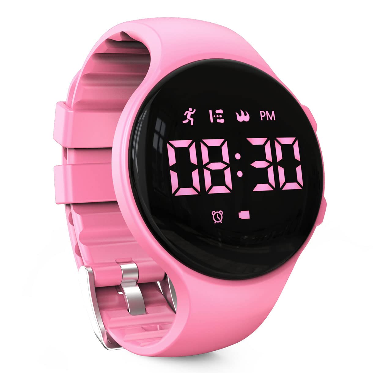 Kids Pedometer Watch - Digital Step Tracker with Alarm & Stopwatch | Perfect Gift for Active Children