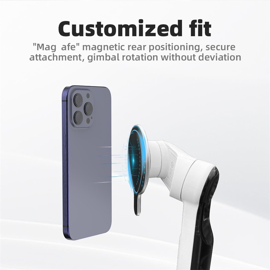 Insta360 Flow Magnetic Adapter Base - Mobile Gimbal Expansion for Action Cameras | Compatible with GoPro, DJI | Perfect for Vlogging, Travel & Outdoor Adventures