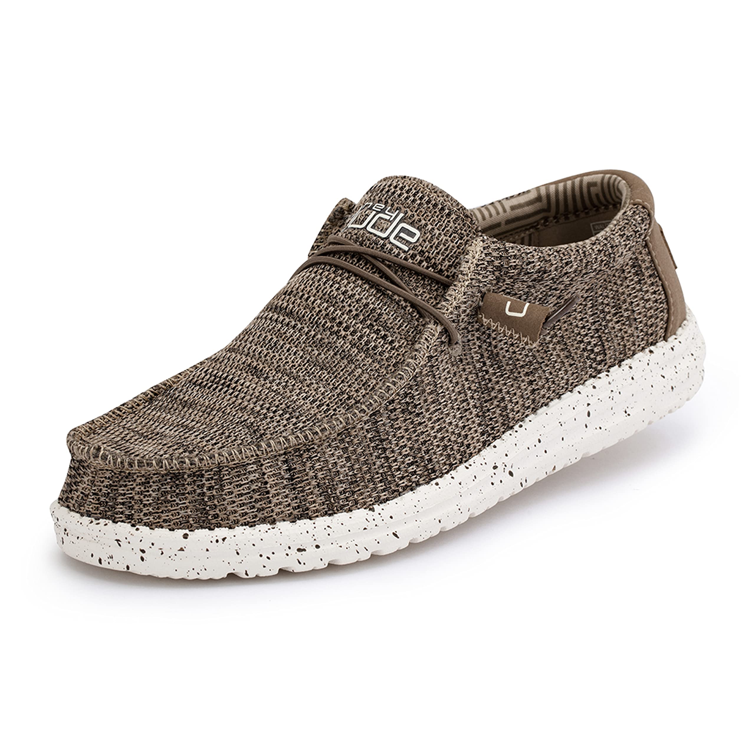 Hey Dude Men's Wally Sox Slip-On Loafers - Lightweight Comfortable Casual Shoes for Men | Perfect for Work, Travel & Everyday Wear