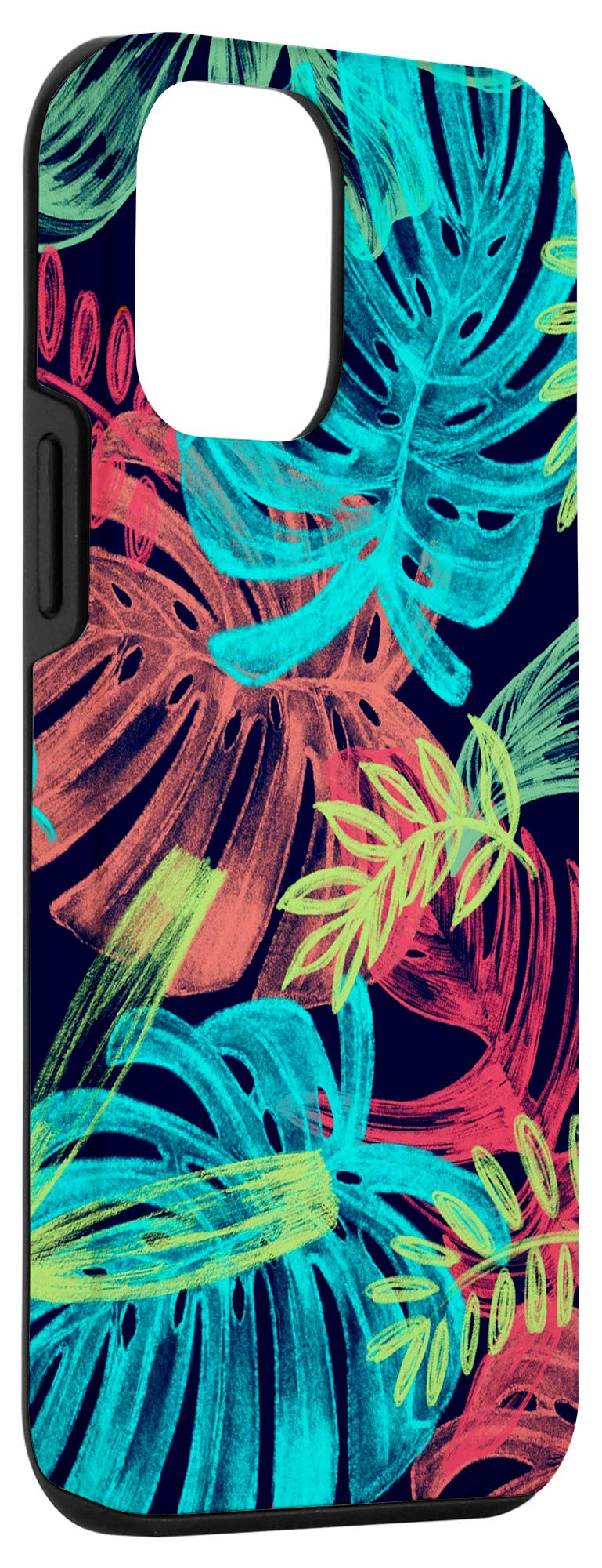 iPhone 12 Mini Case with Monstera Leaf Design - Perfect Gift for Plant Lovers - Protective Phone Cover for Everyday Use, Office & Outdoor Activities