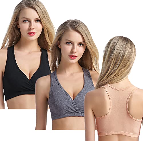 A-black/Charcoal/Nude 3pack