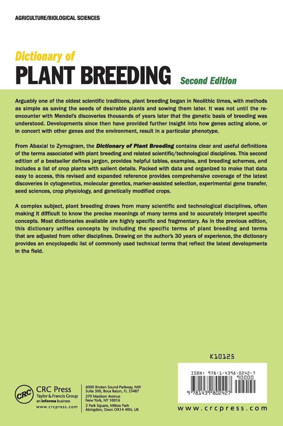 Plant Breeding Dictionary - Comprehensive Guide to Plant Genetics & Breeding Techniques for Farmers, Gardeners & Botanists | Perfect for Agriculture Studies & Horticulture Research