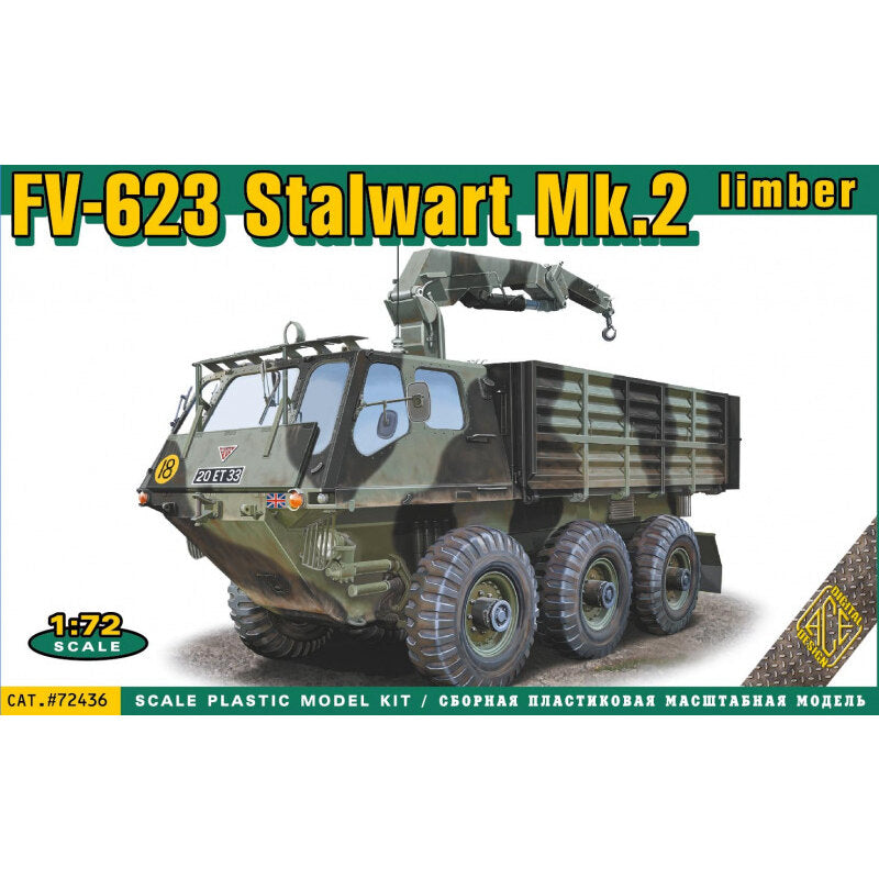 1/72 Scale FV623 Stalwart Mk.2 Limber Vehicle Military Model Kit - Ace Models 72436 | Perfect for Wargaming, Diorama Building & Military Collectors