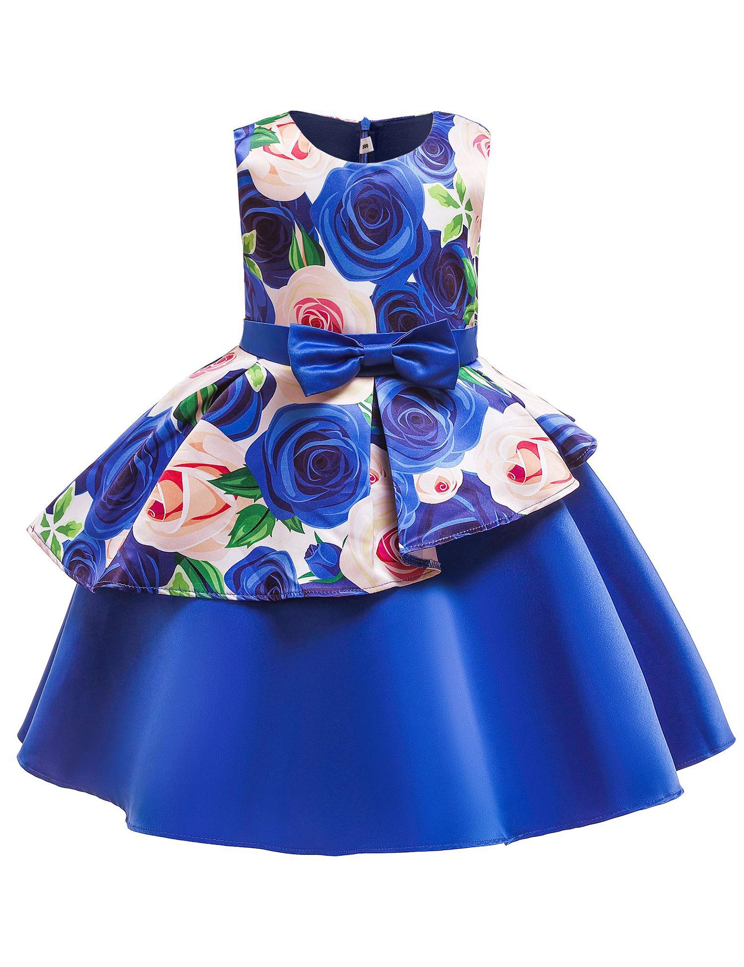 **Aivdoirla Flower Girl Dress for Kids - Elegant Princess Wedding Dress & Playwear for Ages 2-9 Years | Perfect for Weddings, Parties & Special Occasions**