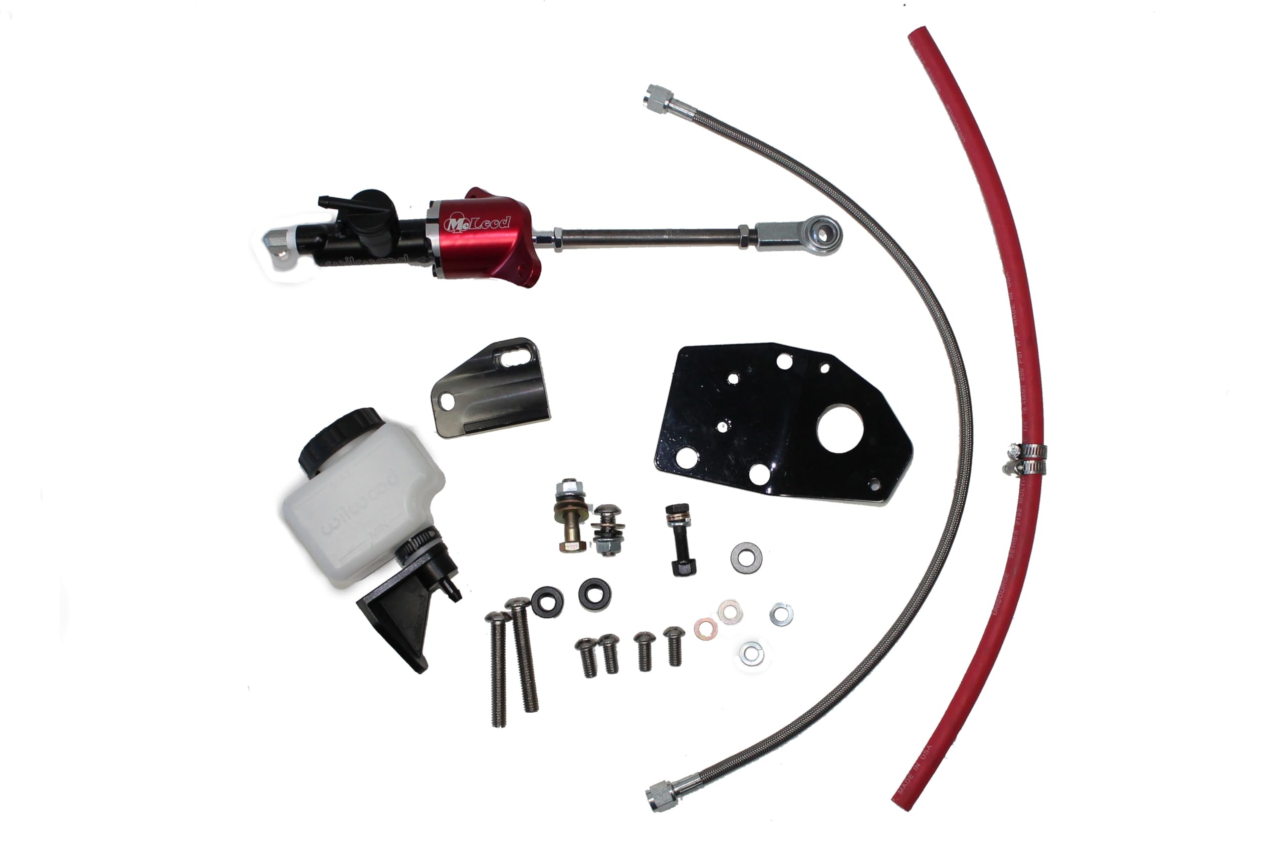 McLeod Racing 1431001 Hydraulic Clutch Conversion Kit for 1964-1970 Ford Mustang - Firewall Mount Kit (1 Pack) | Easy DIY Installation & Performance Upgrade for Classic Mustang Restoration Projects