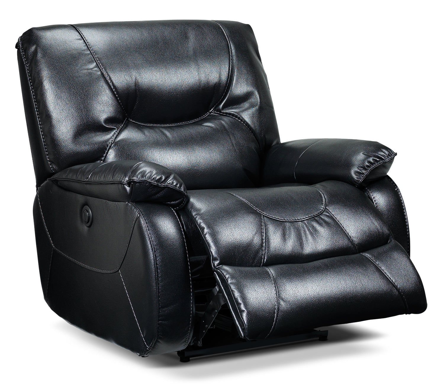 Comfortable Black Canton Power Recliner Chair - Electric Lift Recliner for Living Room, Home Theater & Relaxation