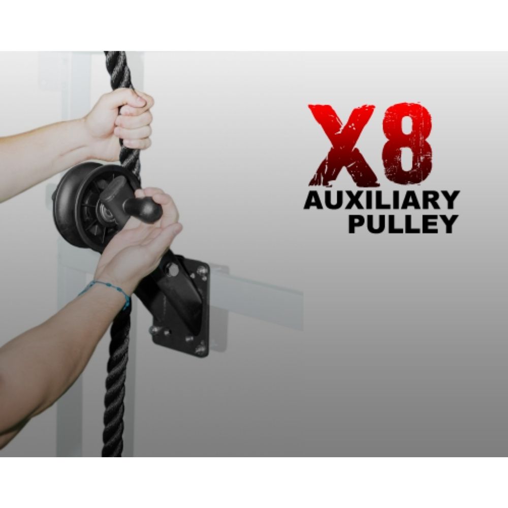Marpo Kinetics X8 Auxiliary Pulley - Heavy Duty Gym Equipment for Home & Commercial Use - Perfect for Strength Training, CrossFit, and Weightlifting Workouts