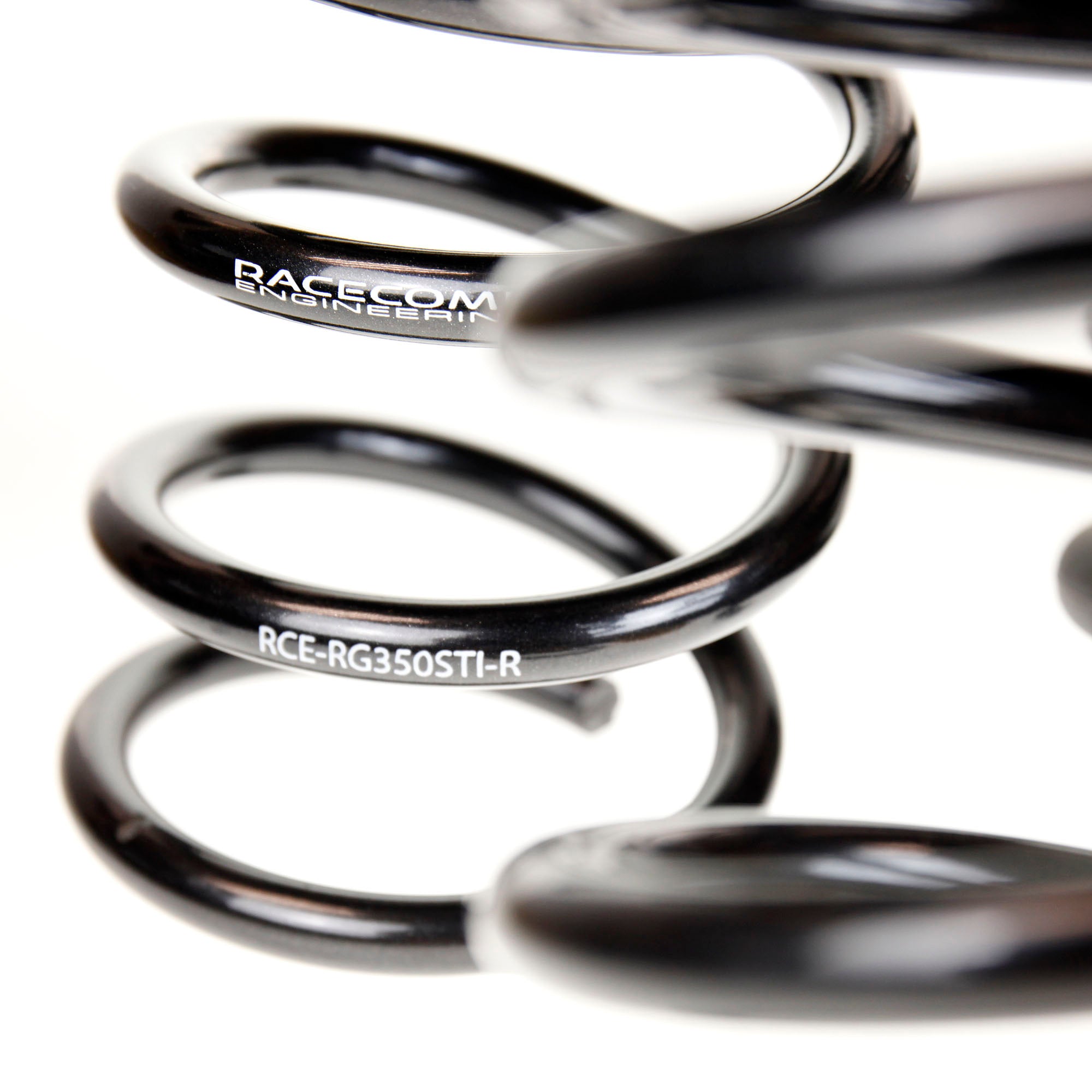 Racecomp Engineering Black Performance Springs for Subaru WRX STI 2015-2021 - Upgrade Suspension for Track & Street Driving