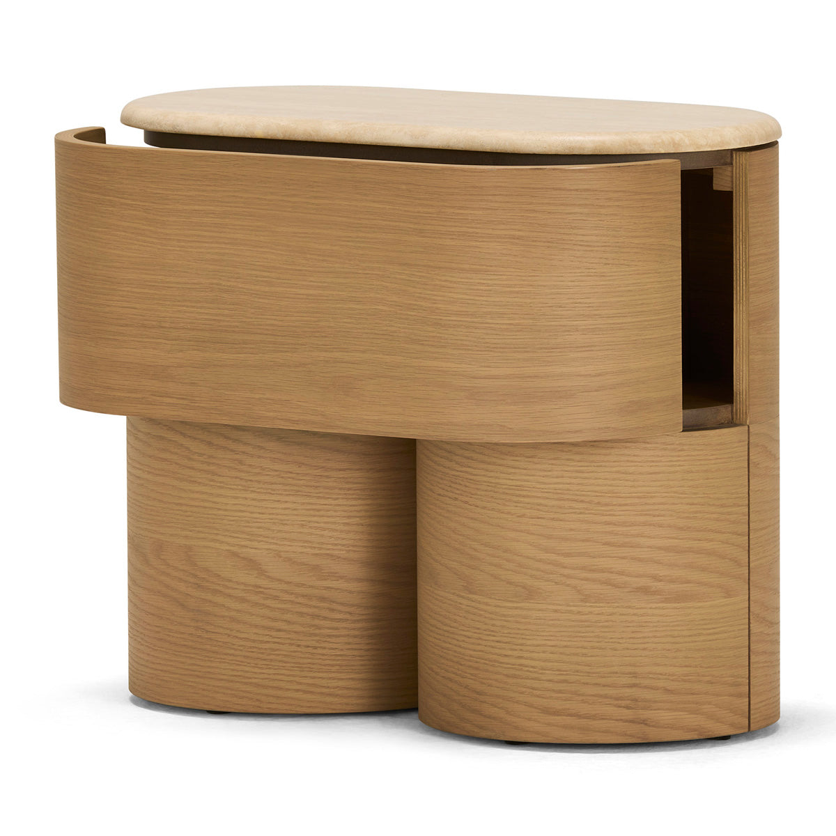 Modern Nightstand with USB Ports and Drawer - Stylish Bedside Table for Bedroom, Living Room, or Office - Perfect for Storing Books, Lamps, and Essentials